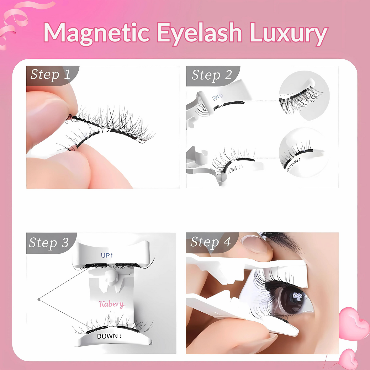 Kabery™ Magnetic Eyelashes Luxury