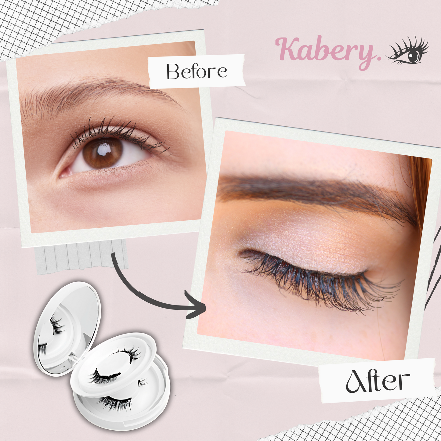 Kabery™ Magnetic Eyelashes Luxury