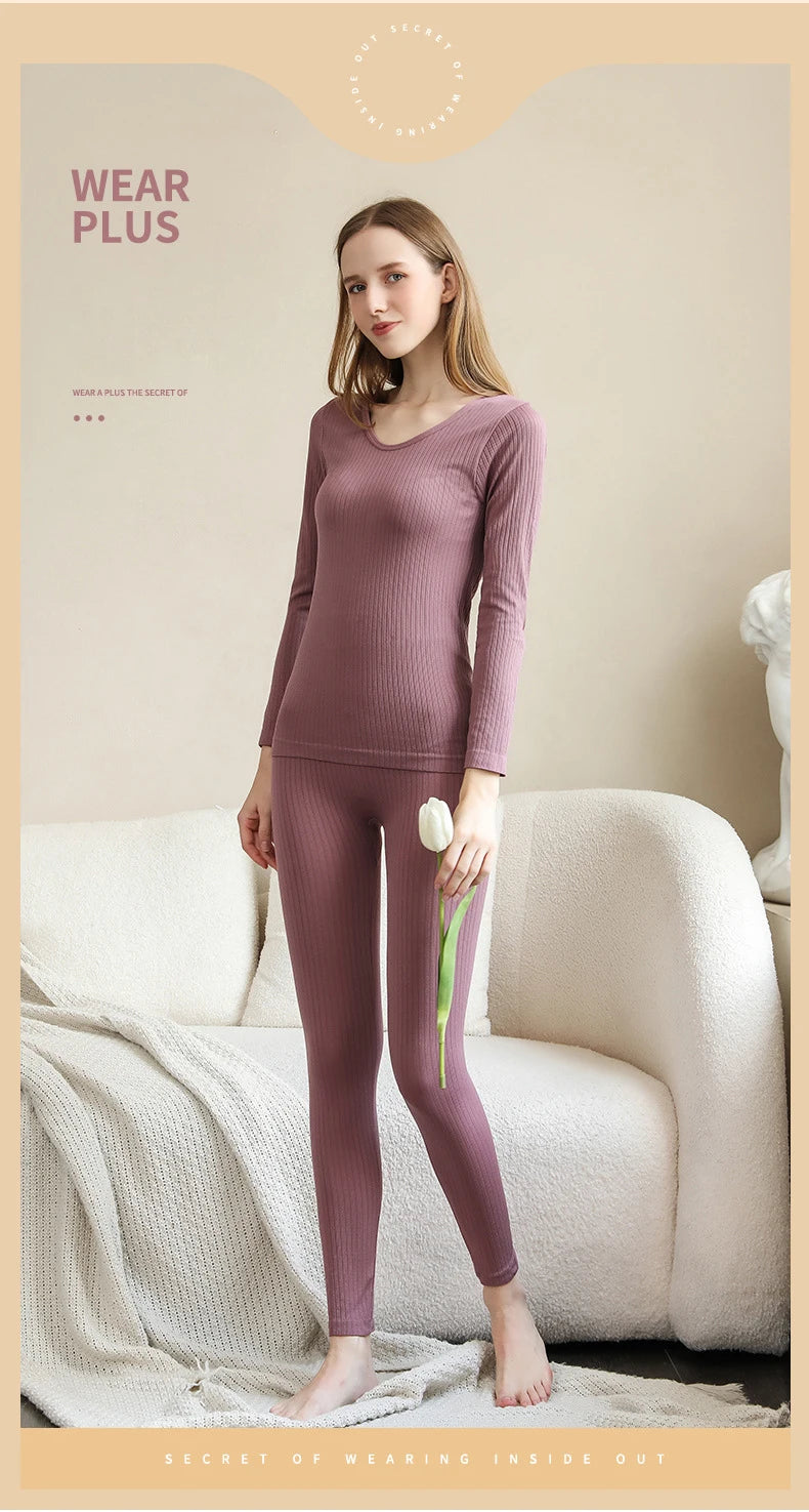 Cozy Chic Women's Thermal Set